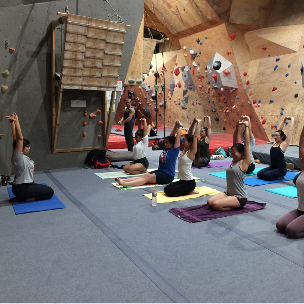 Corporate Yoga at ClimbOZ